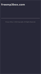 Mobile Screenshot of freemp3box.com